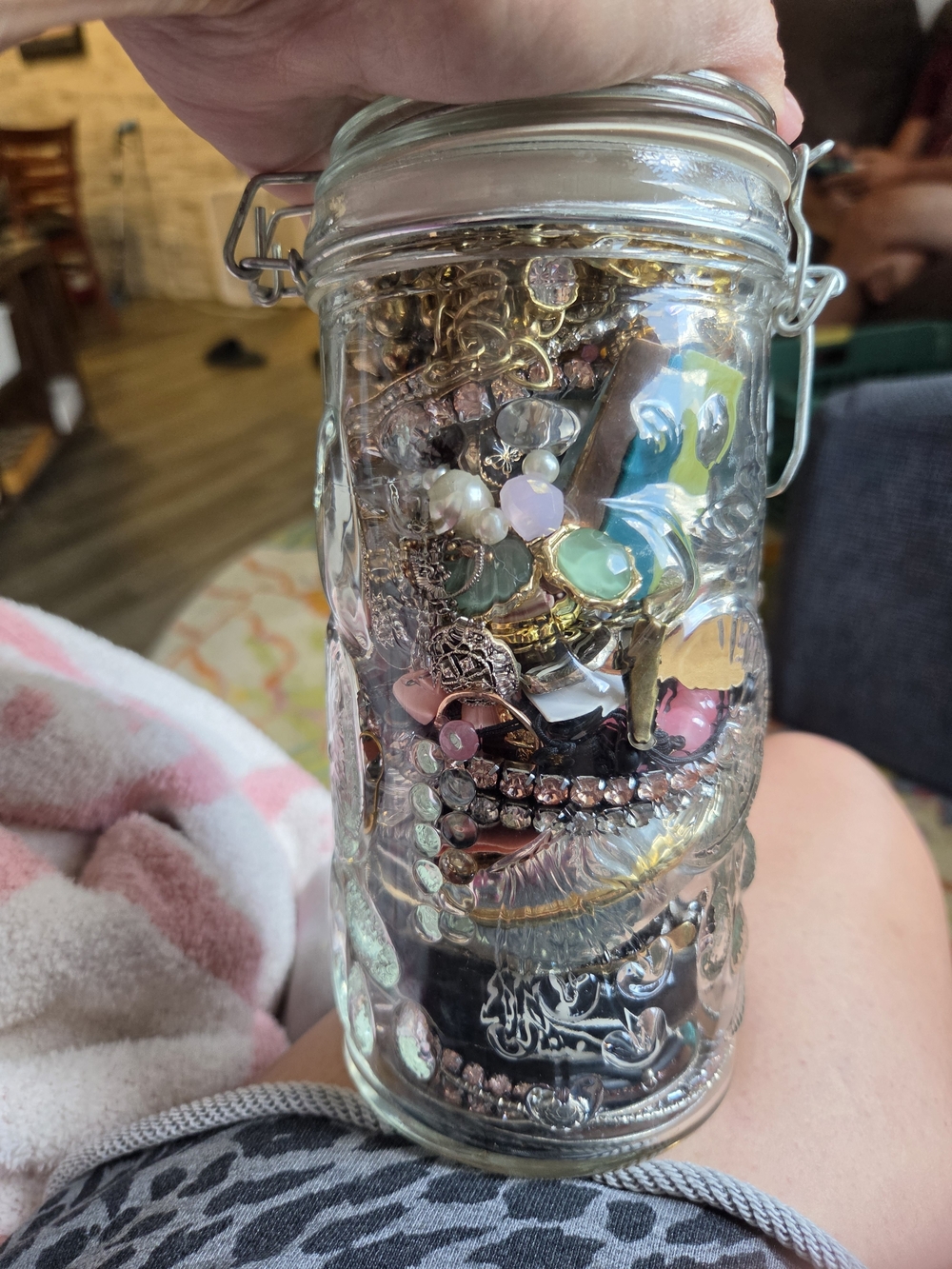 Mystery Jewelry Jar Over 50 Quality Pieces